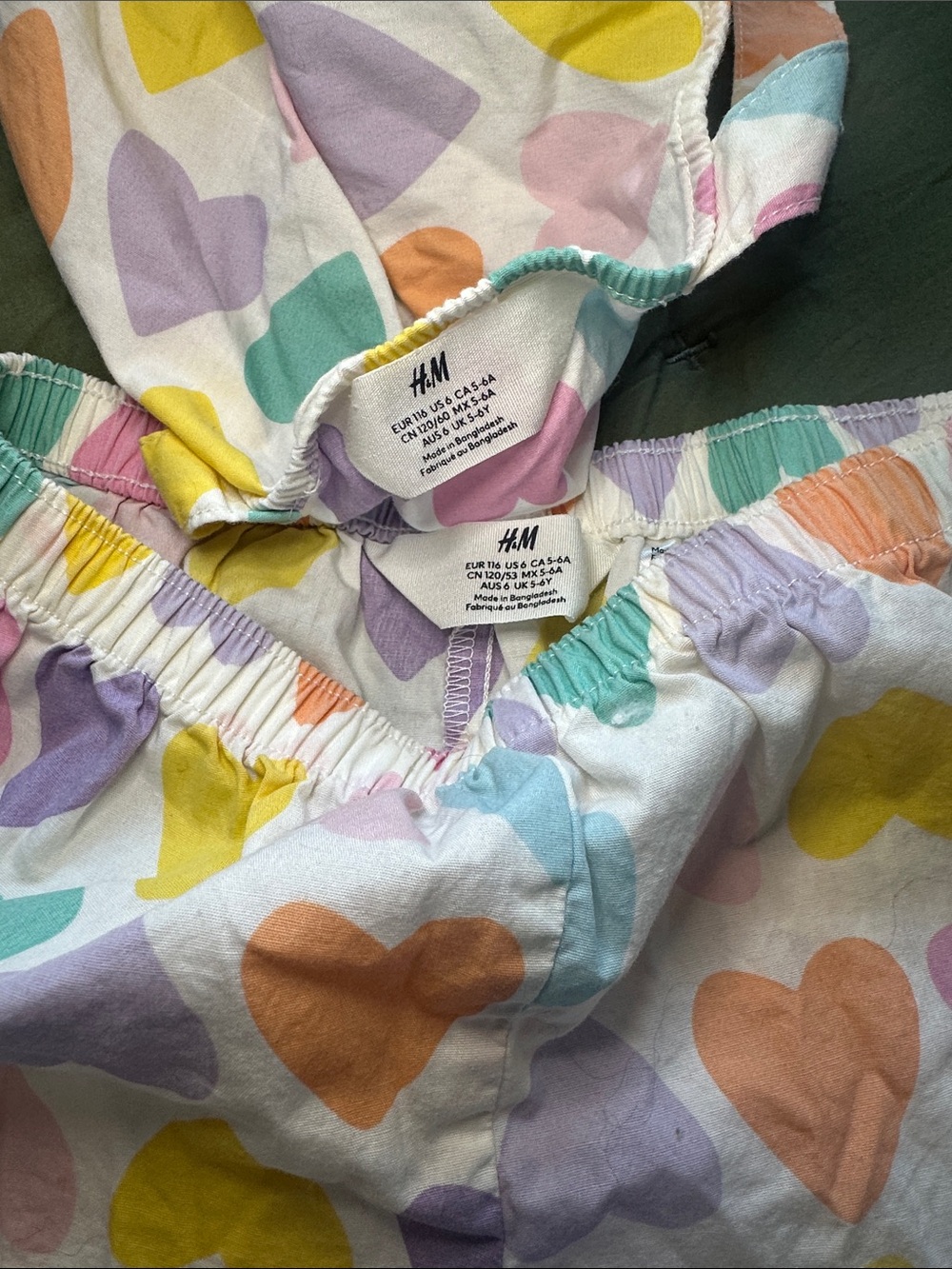 Pastel Heart Two-Piece Set - Picture 2 of 3